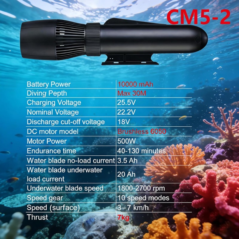 Unterwasser-Scooter: "CM5-2" von Camolech im Review von Camolech