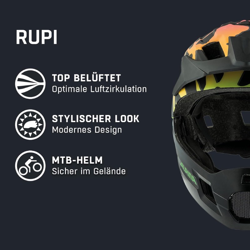 Fullface-Helm "Rupi" von Alpina