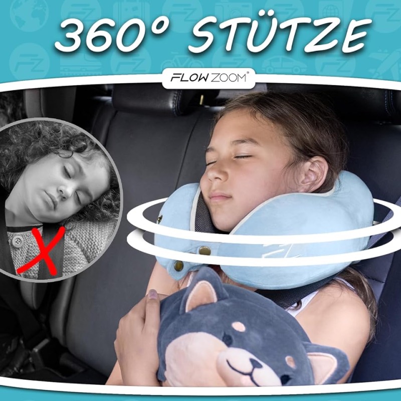 Nackenkissen für Kinder: "Comfy Kids" von Flowzoom im Review von Flowzoom